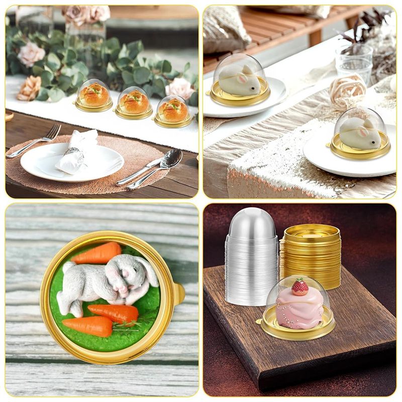 Dome Mold Clear - ABUN Charcuterie Domes with Lids 200