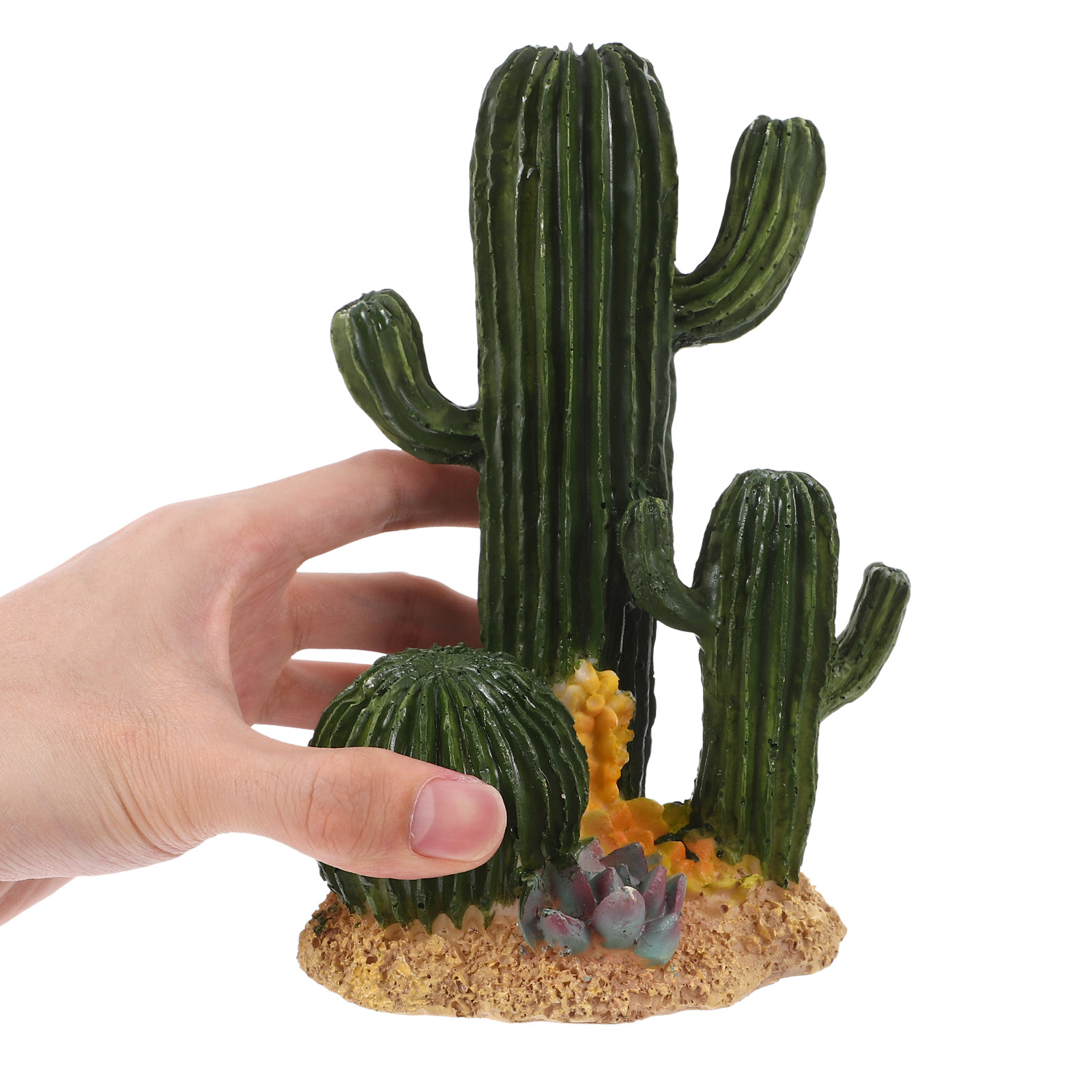 Artificial Cactus Plant Large  - Terrarium Moss Art review and price
