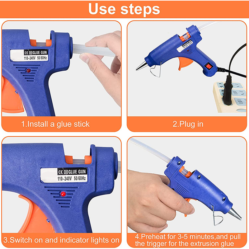20W Mini Hot Melt Glue Gun EU  - Heat Gun Small review and price
