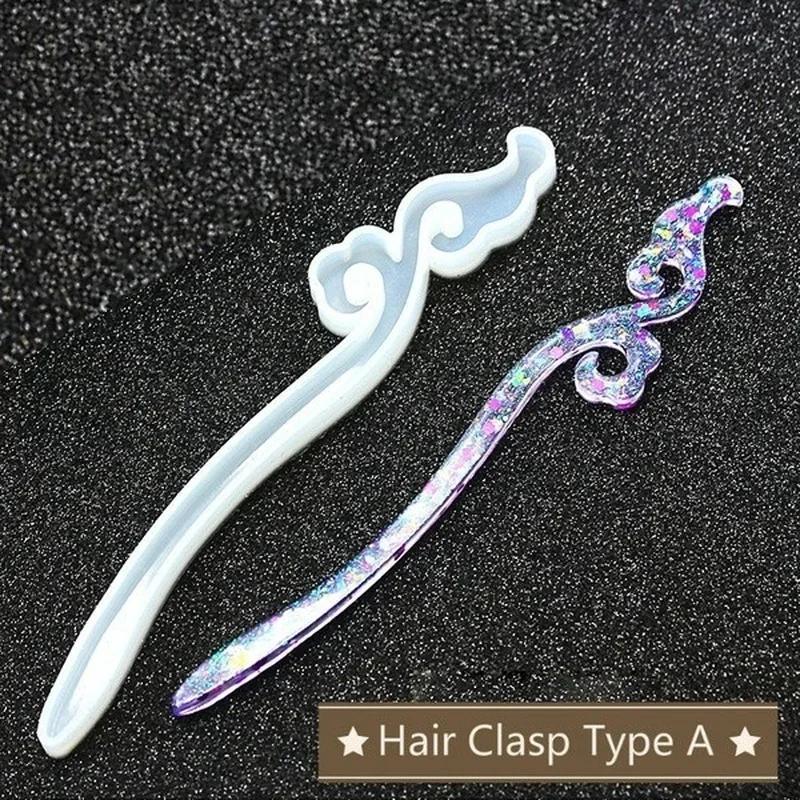 New Transparent Hairpin Silico - Resin Craft Projects review and price