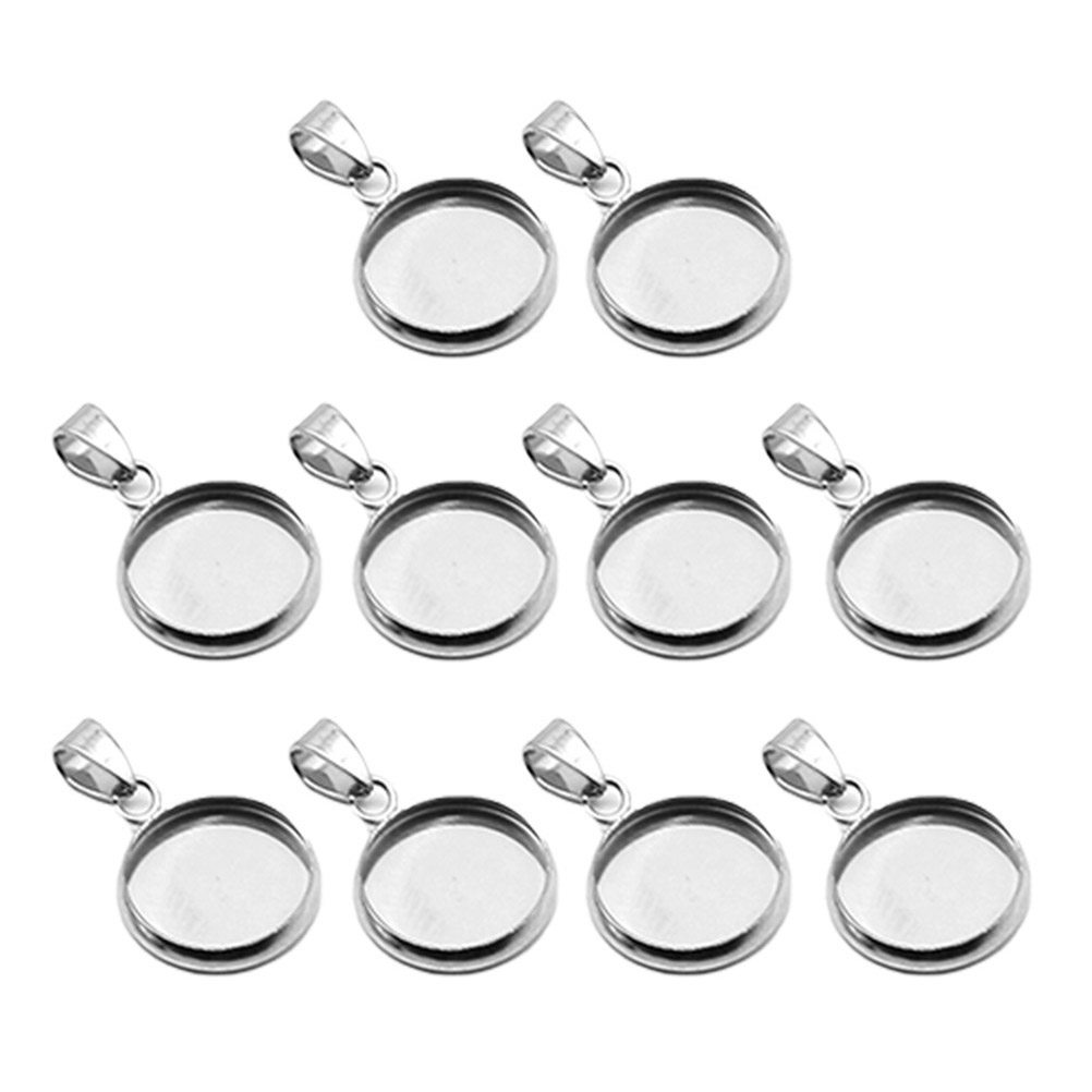 20Pcs Stainless Steel Round Pe - Resin Crafts Diy review and price