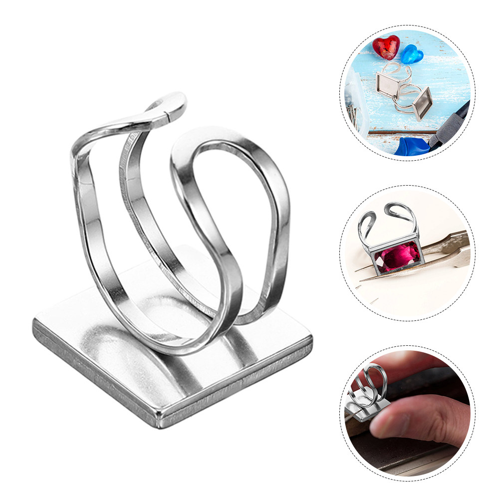 4Pcs Square Bezel Ring Base Co - Resin Crafts Diy review and price